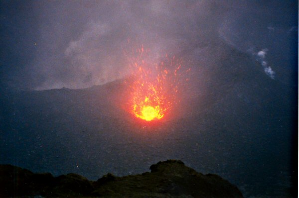 erupting Yasur Volcano Tanna Island Vanuatu